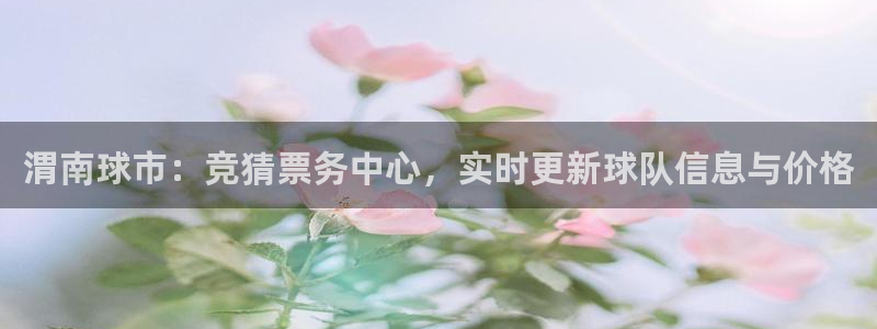 渭南球市：竞猜票务中心，实时更新球队